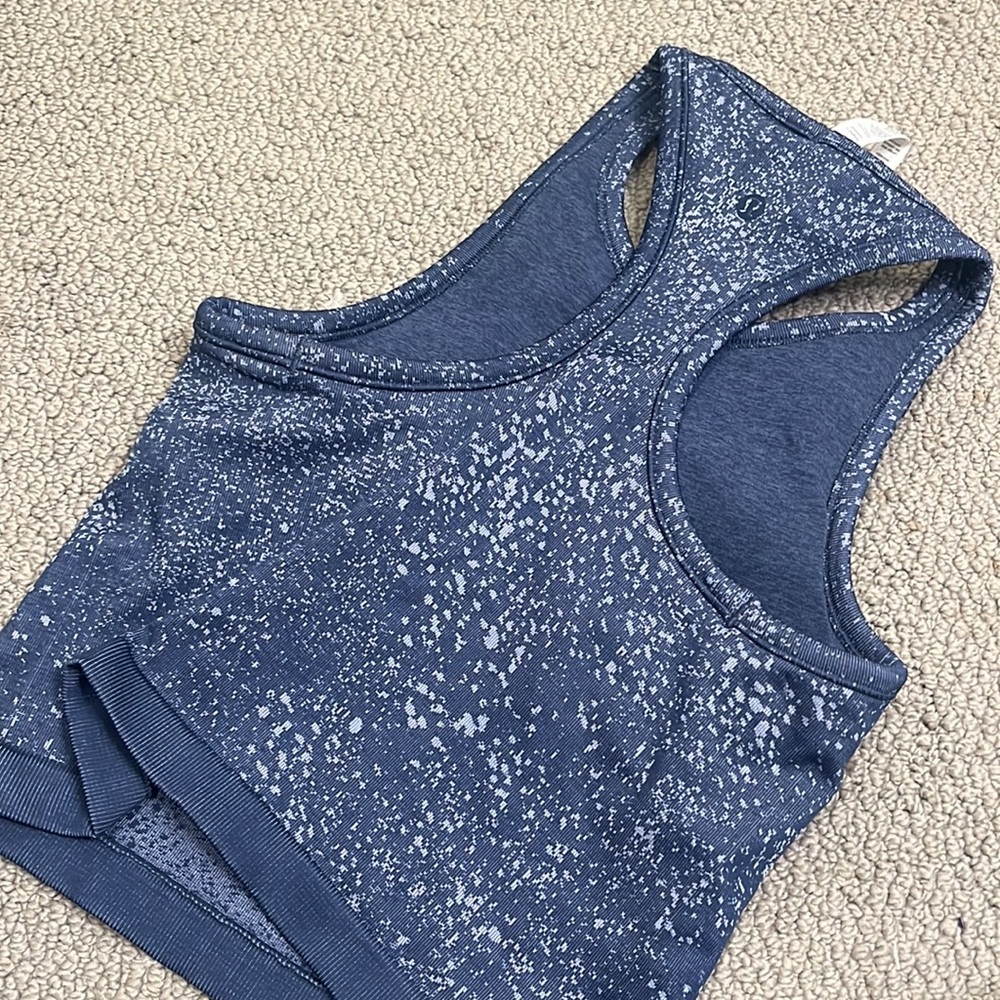 lululemon athletica Blue Speckled Tank Top - Picture 9 of 9